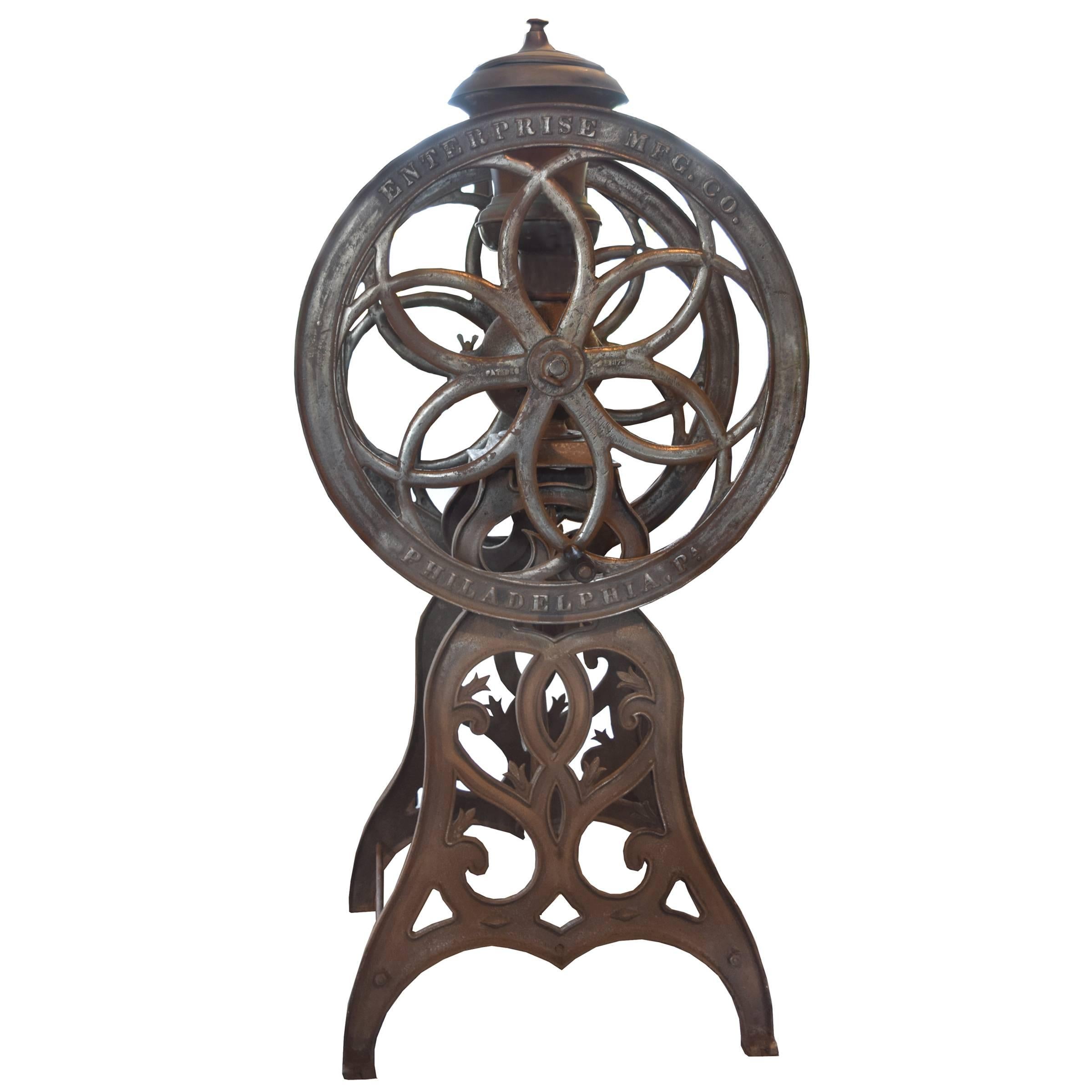 Cast Iron Coffee Grinder by Enterprise Manufacturing Co.