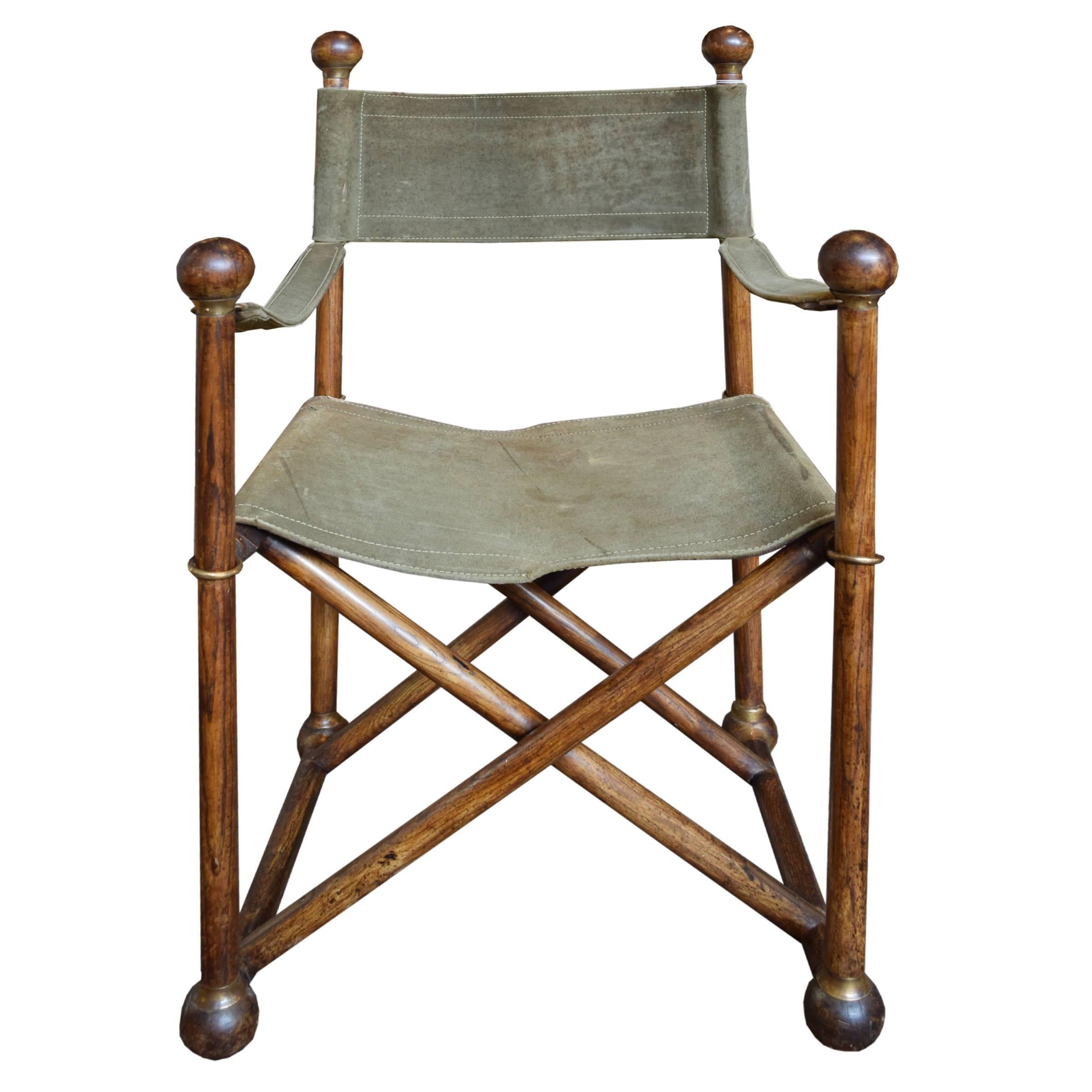 French Campaign Style Folding Chair
