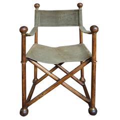 French Campaign Style Folding Chair