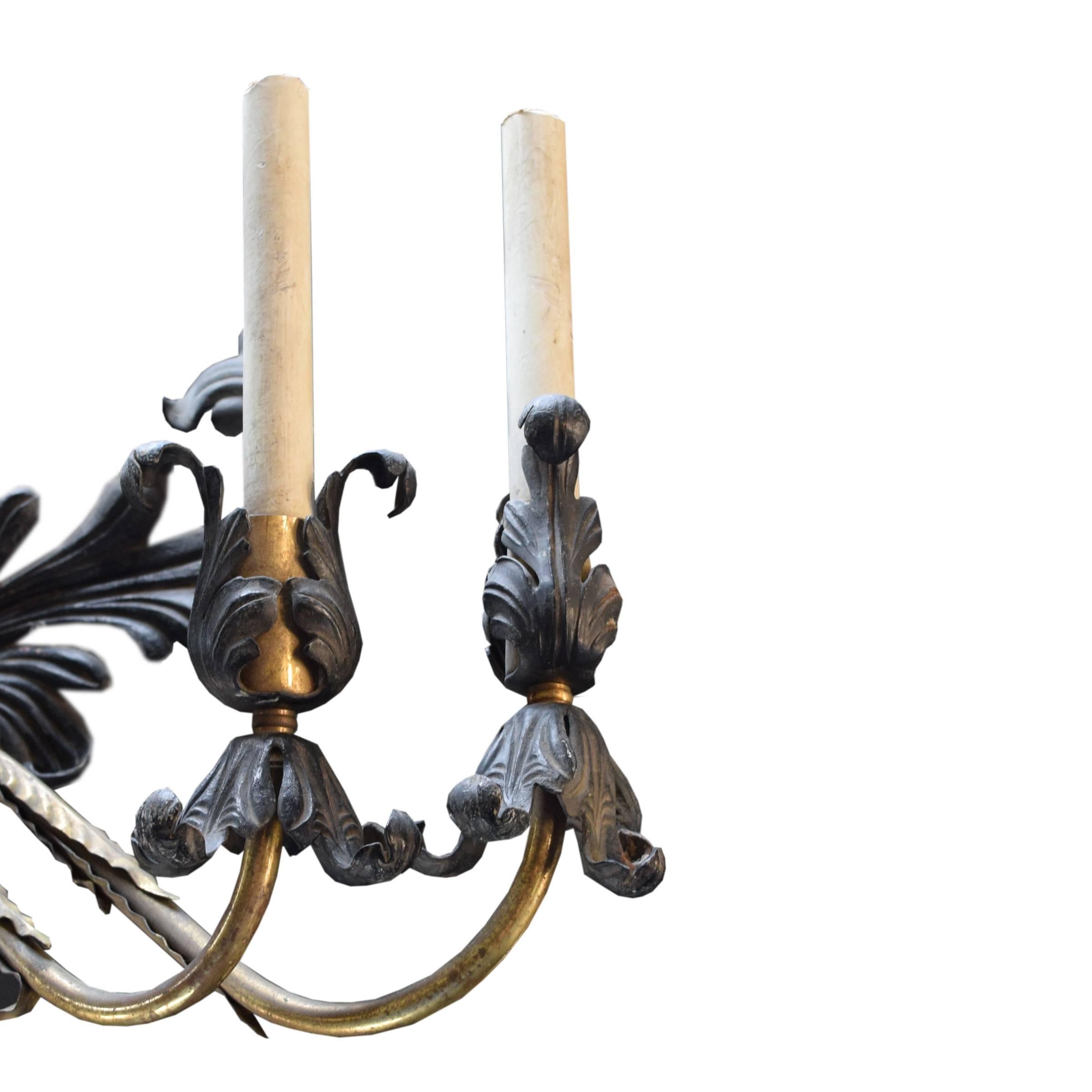 20th Century American Seven-Arm Wall Sconce