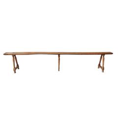 Pair of French Plank Top Benches