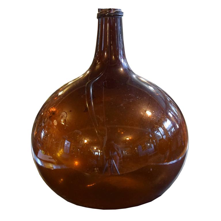 French Handblown Wine Vessel For Sale at 1stDibs