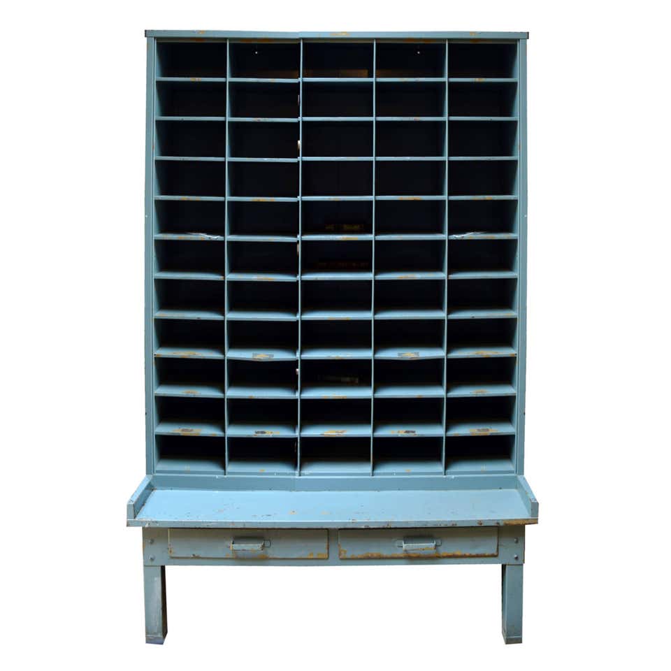 Postal Racks American Post Office Cabinet at 1stDibs