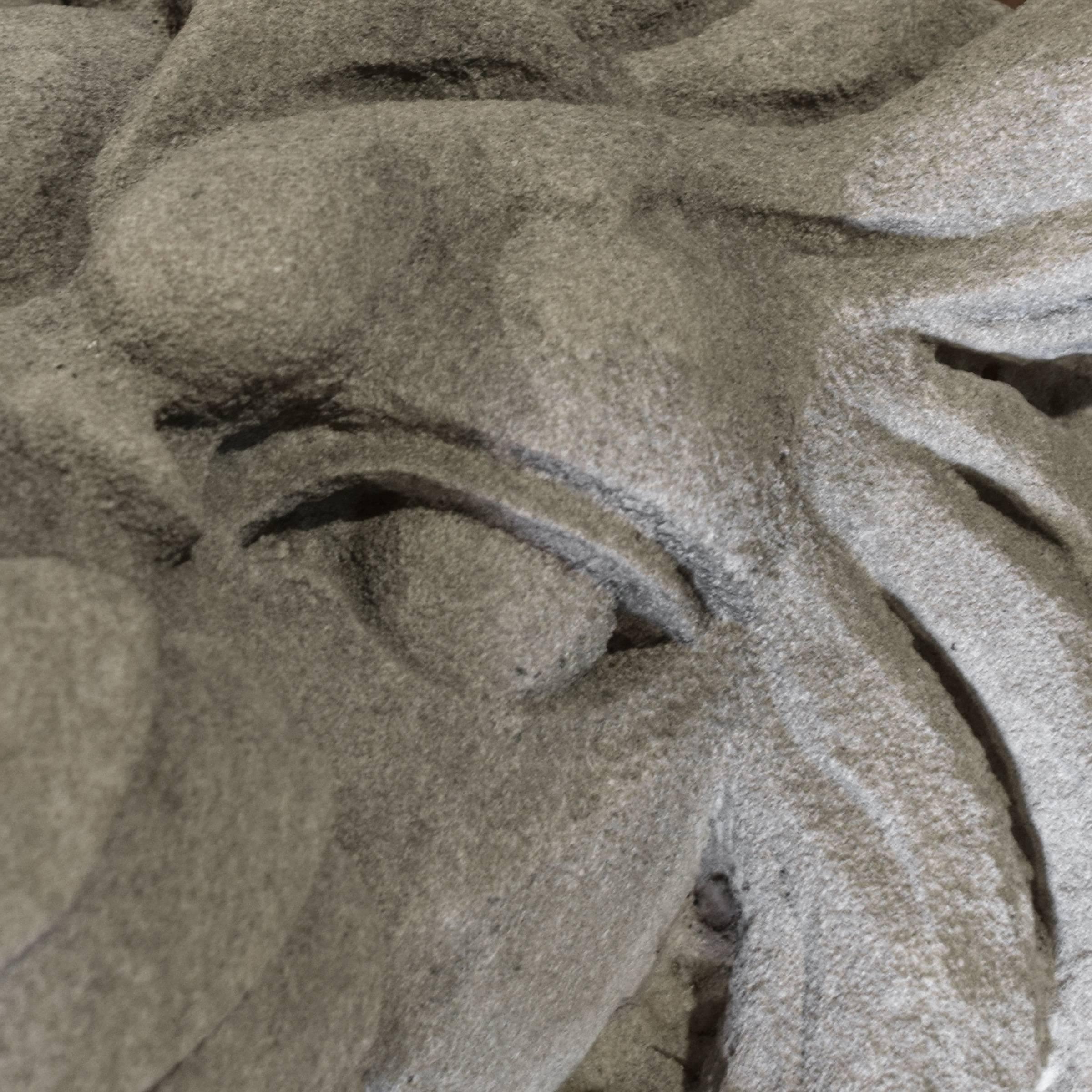 American Carved Limestone Lion Head Facade Ornament 1