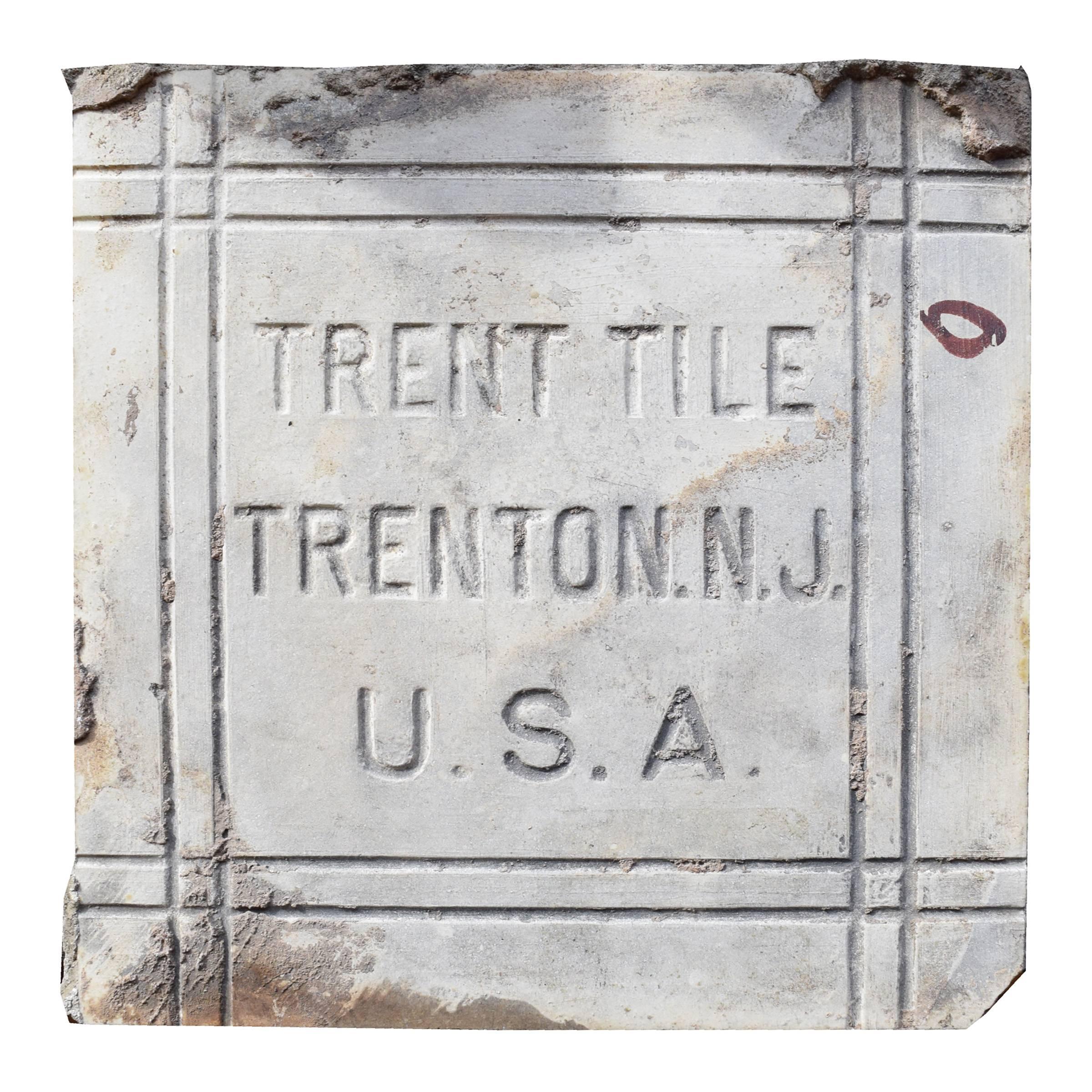 American Set of Two Tiles by Trent Tile Company