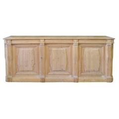 French Pine Shop Counter