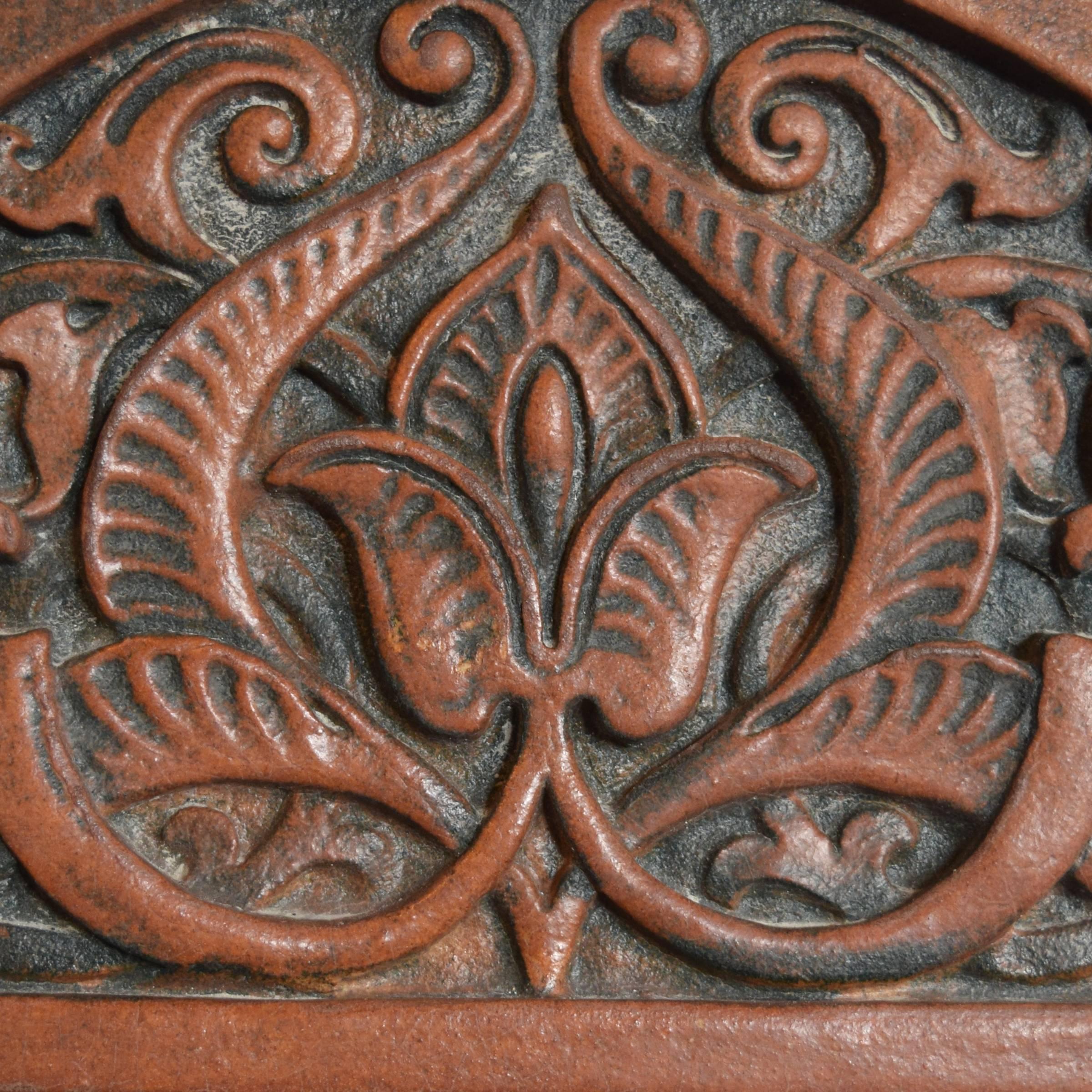 Terracotta American Terra Cotta Panel from a Chicago Synagogue