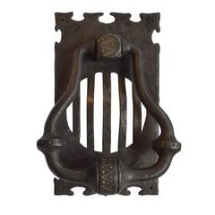 Wrought Iron Door Knocker from the Estate of Jose Thenee