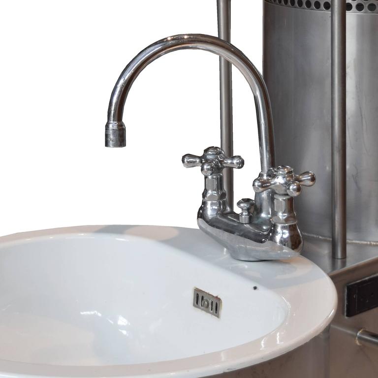 French MidCentury Double Sink at 1stDibs