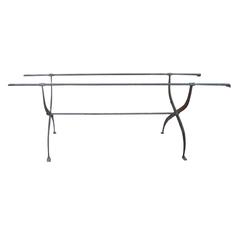 French Wrought Iron Campaign Bed Table Base