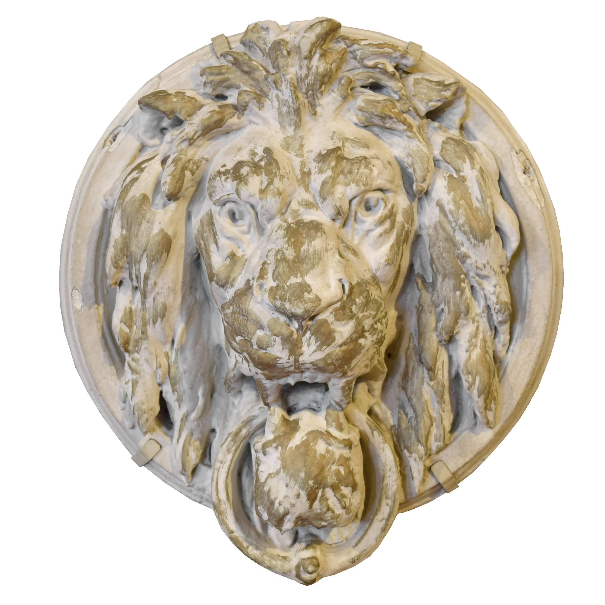 Composition Lion Head from a Theater