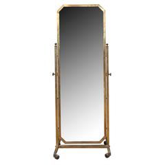 Italian Brass Dressing Mirror