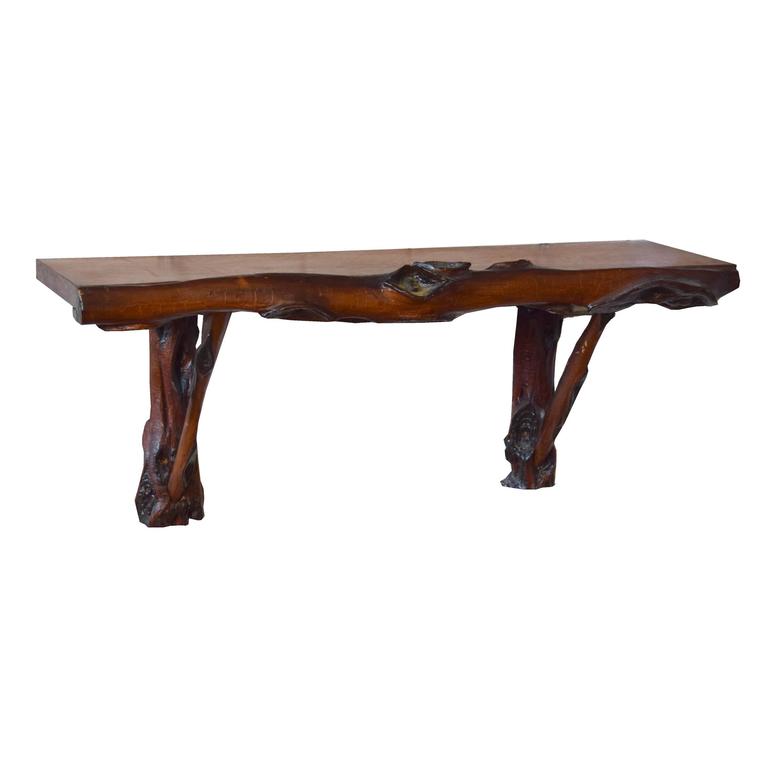 American Hickory Wall Shelf at 1stDibs