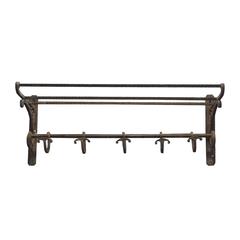 French Fer Forge Coat and Hat Rack