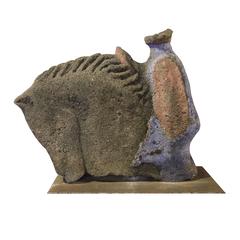 Italian Carved Mid-Century Sculpture