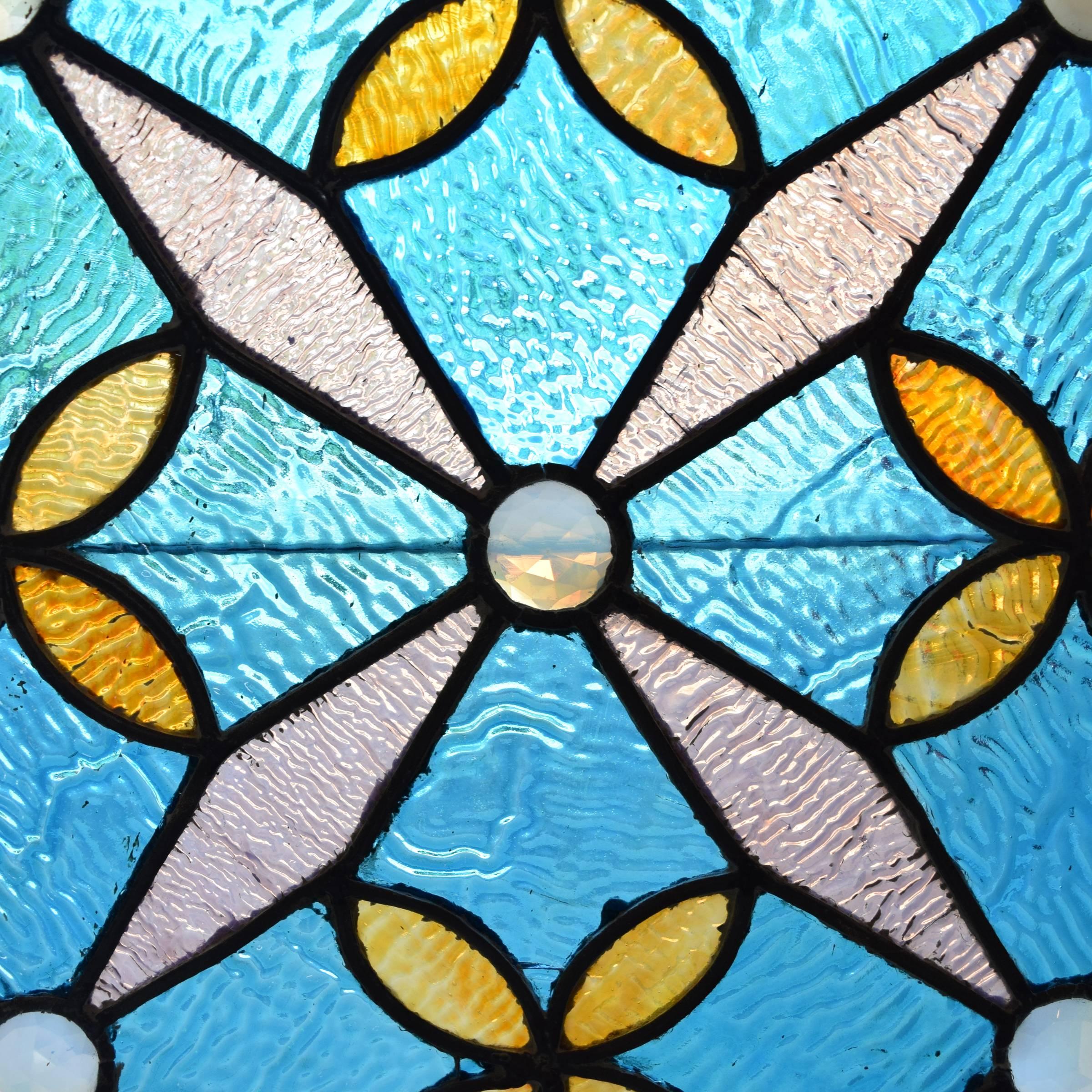 19th Century American Stained Glass Window