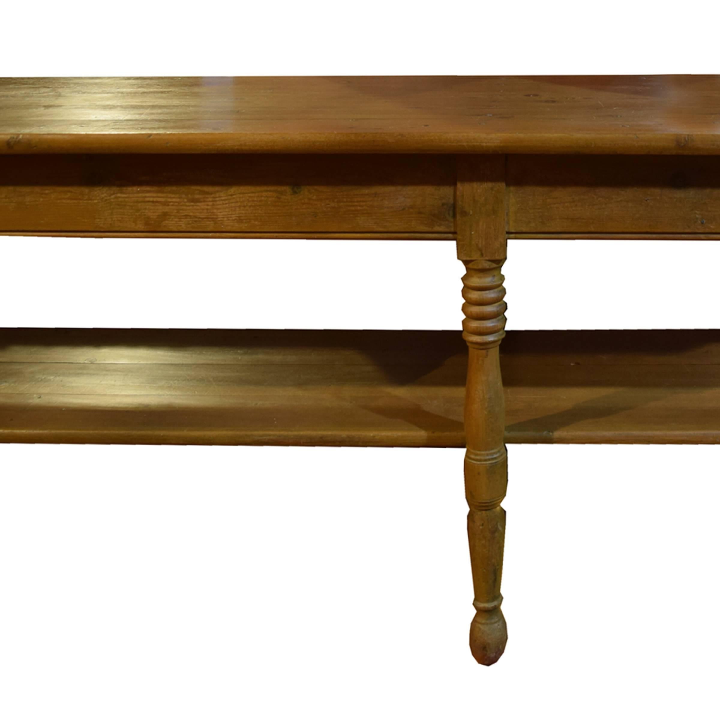19th Century French Oak Draper's Table