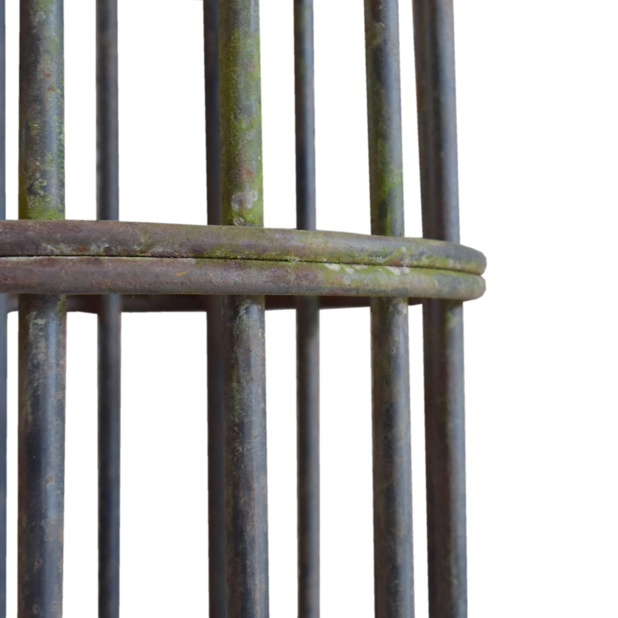 Pair of French Wrought Iron Columns 2