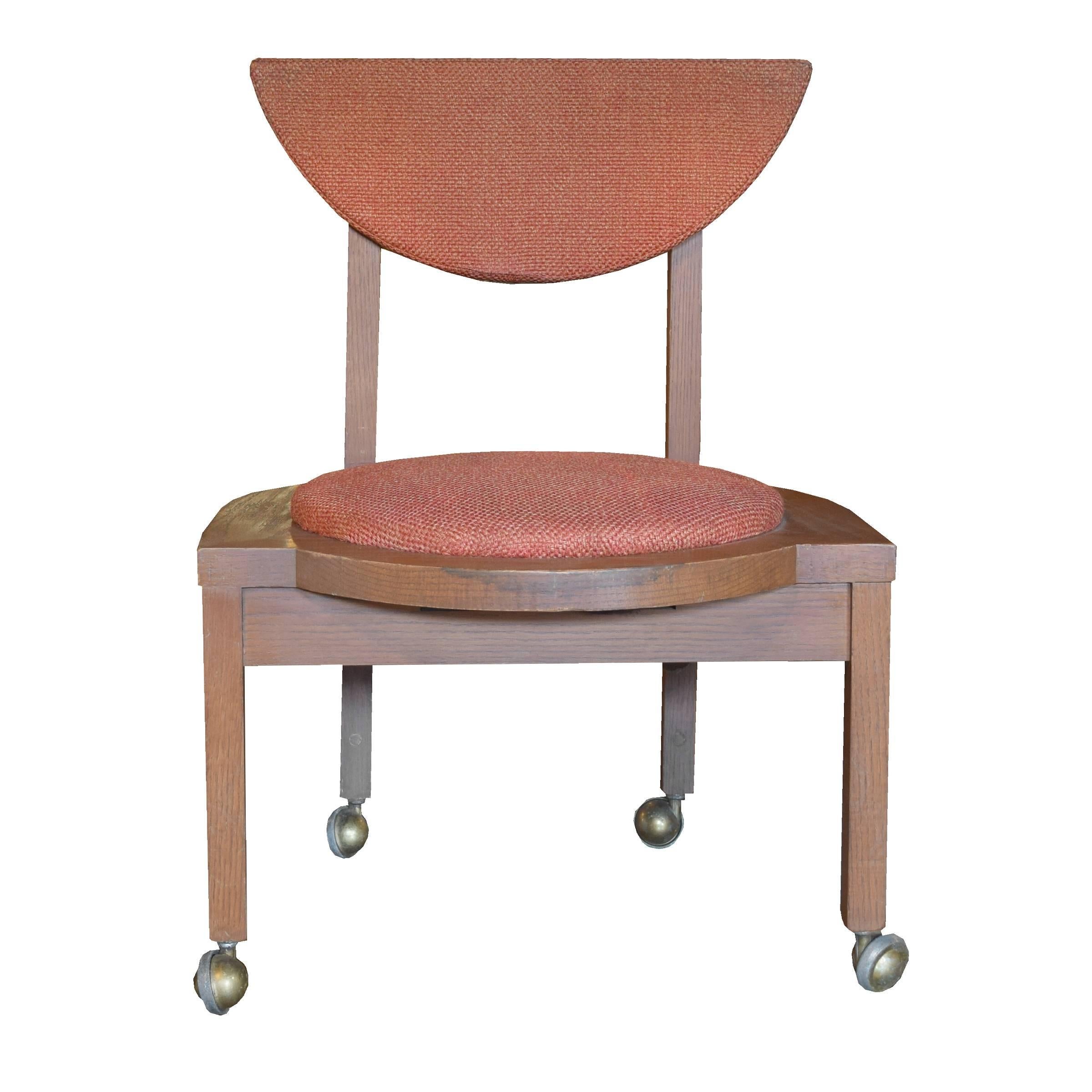American Pair of Frank Lloyd Wright Designed Side Chairs, 1953