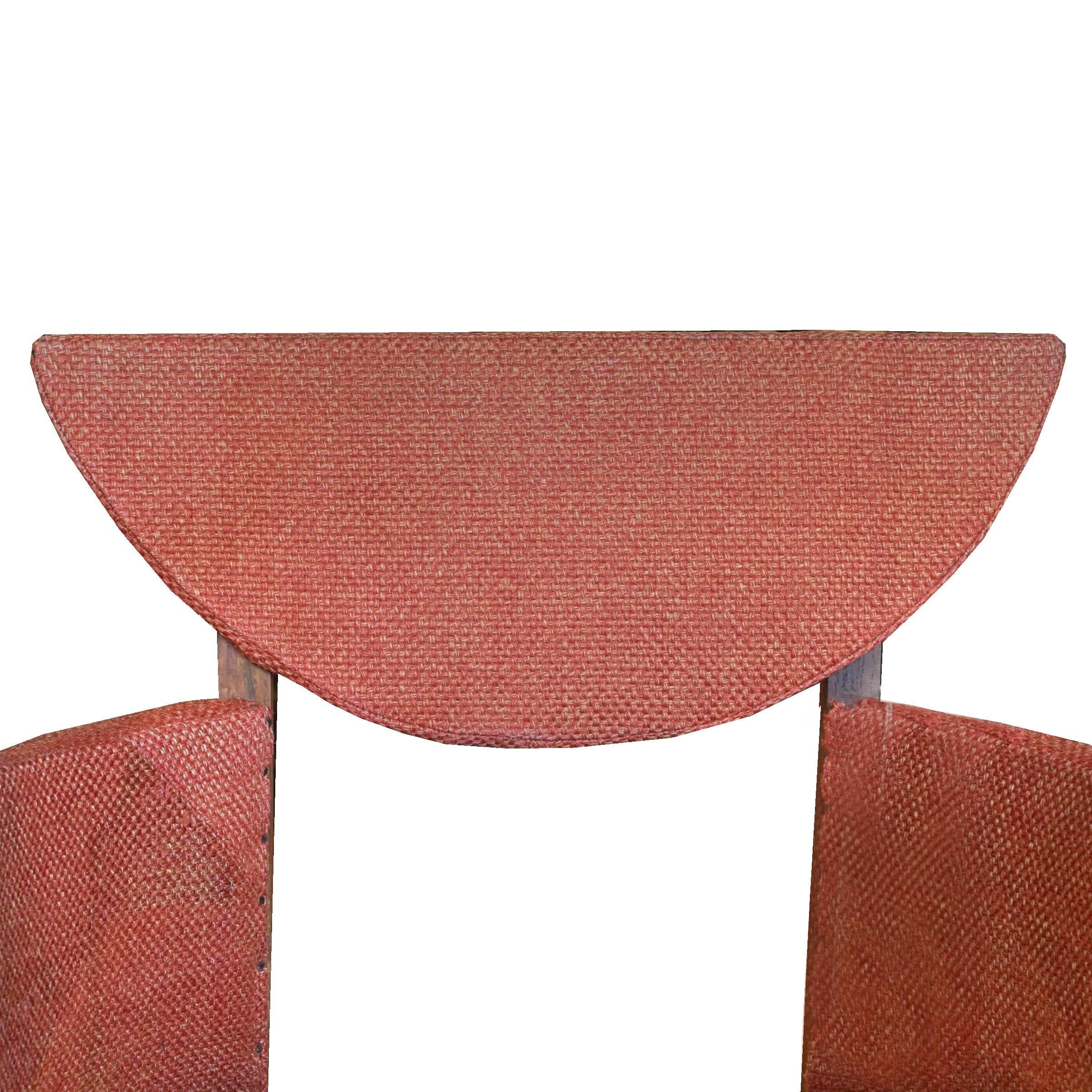 Fabric Pair of Frank Lloyd Wright Designed Armchairs, 1953