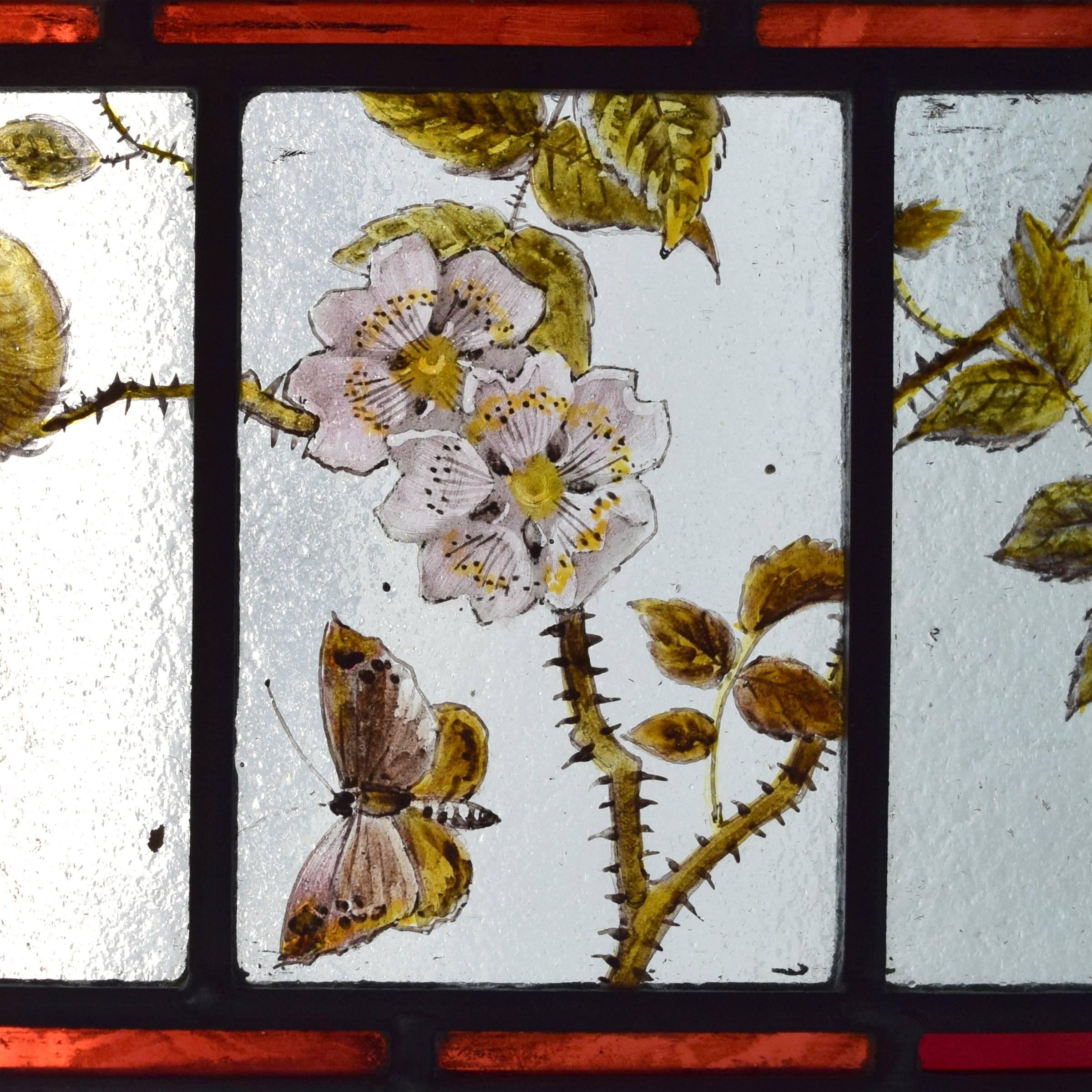 English Art Glass Window In Good Condition In Chicago, IL