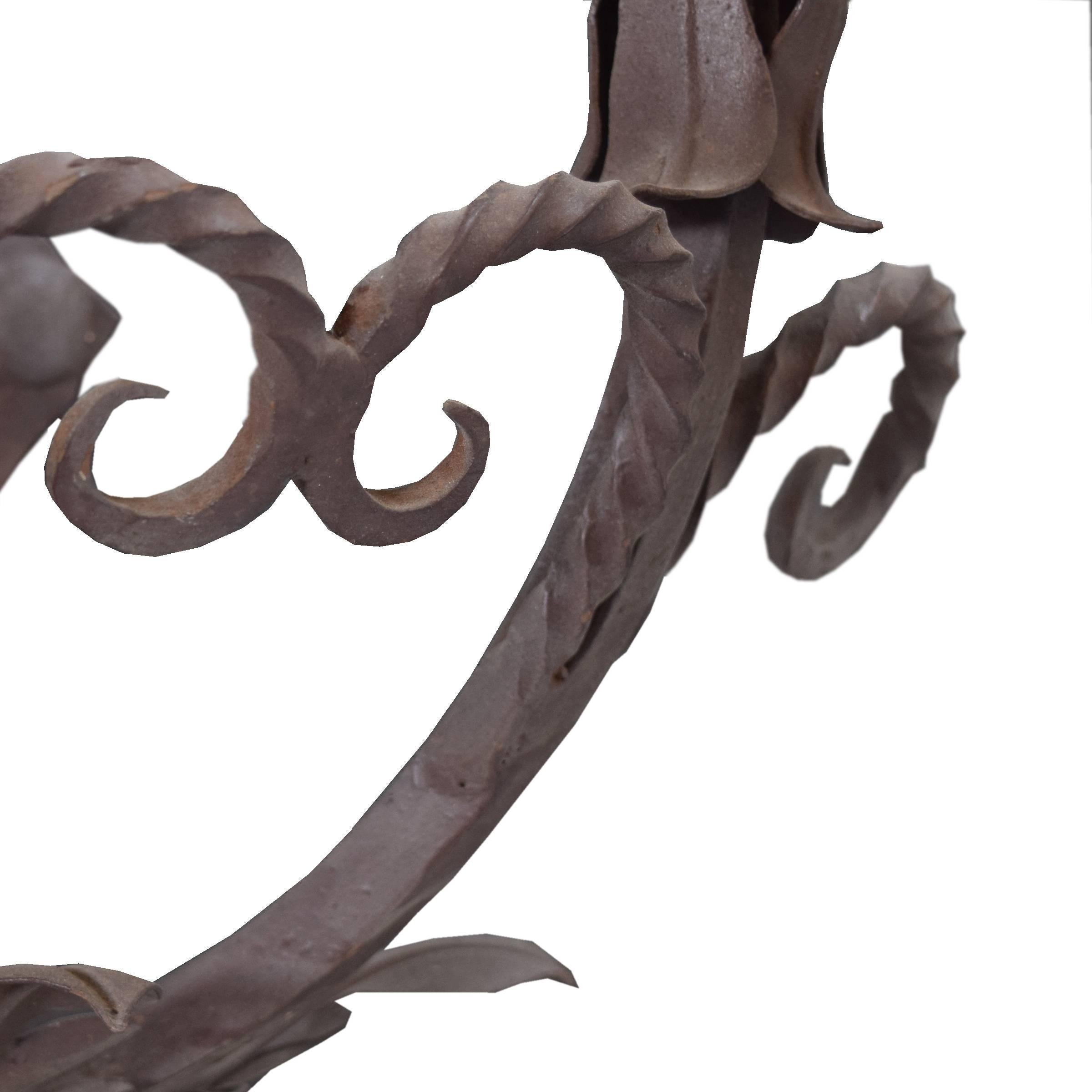 20th Century Argentine Wrought Iron Sconce