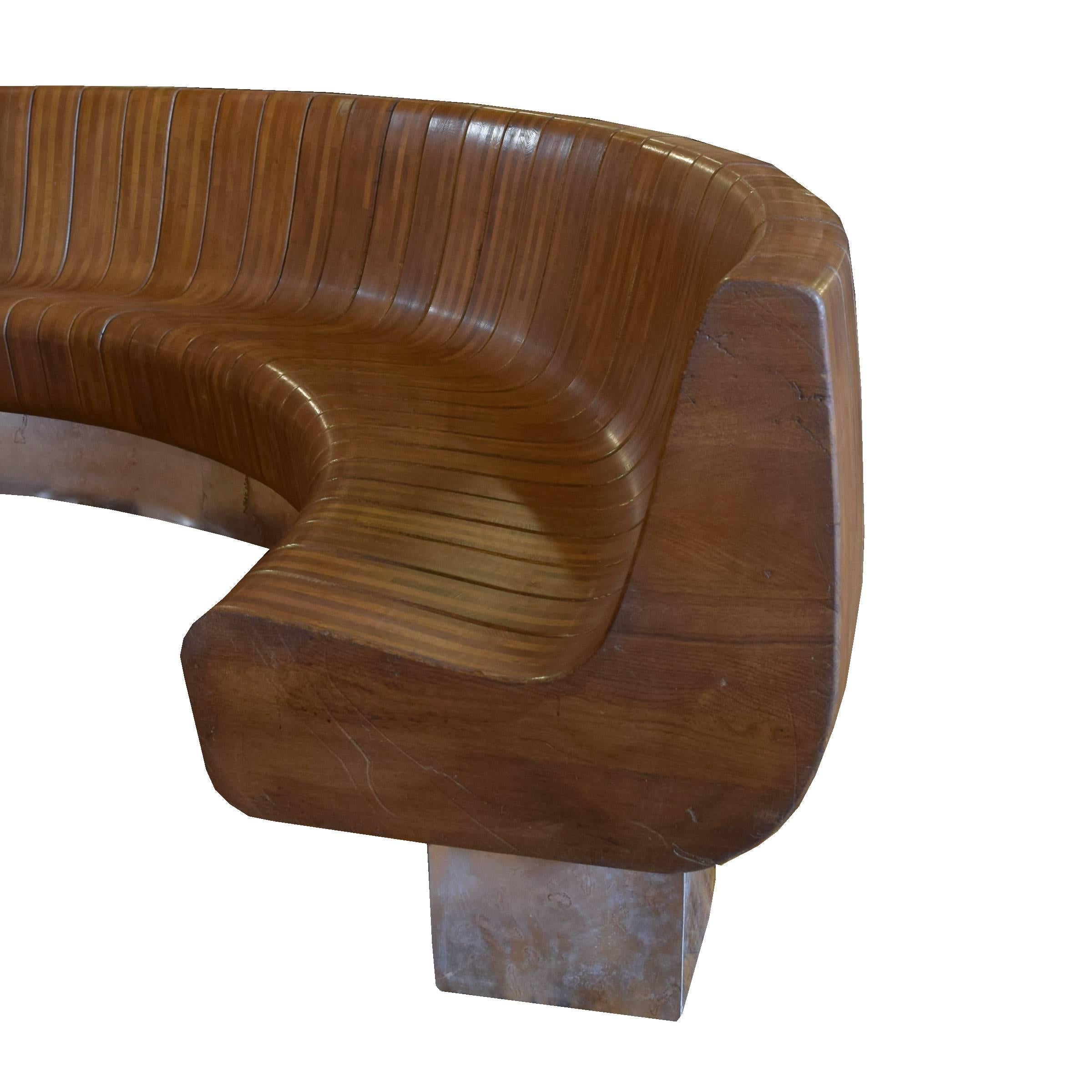 Pair of French Curved Benches 3