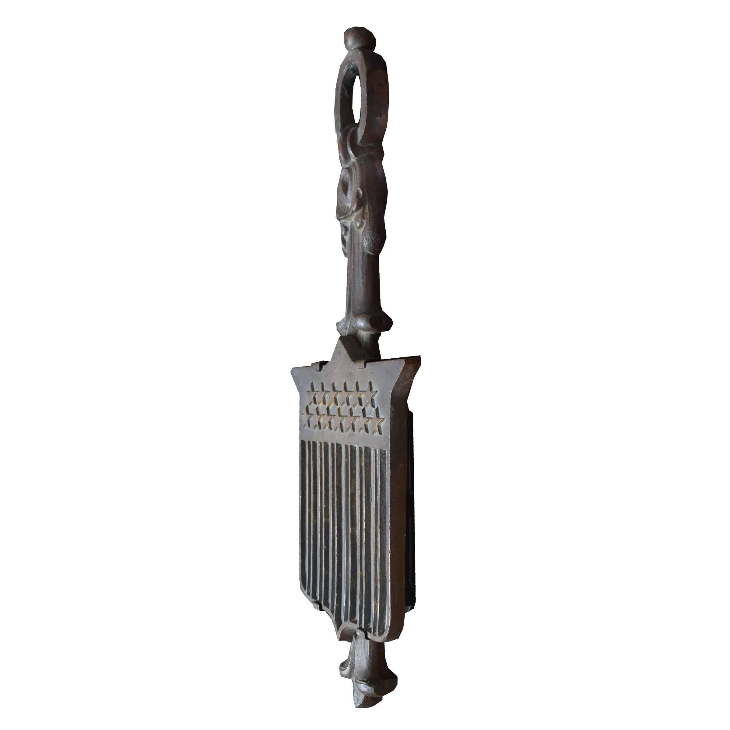 American Set of Three Bronze Balusters from the Chicago Federal Building