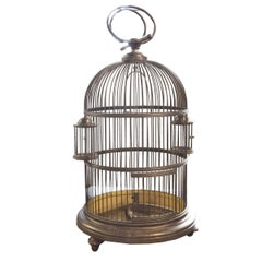 Antique Brass German Birdcage