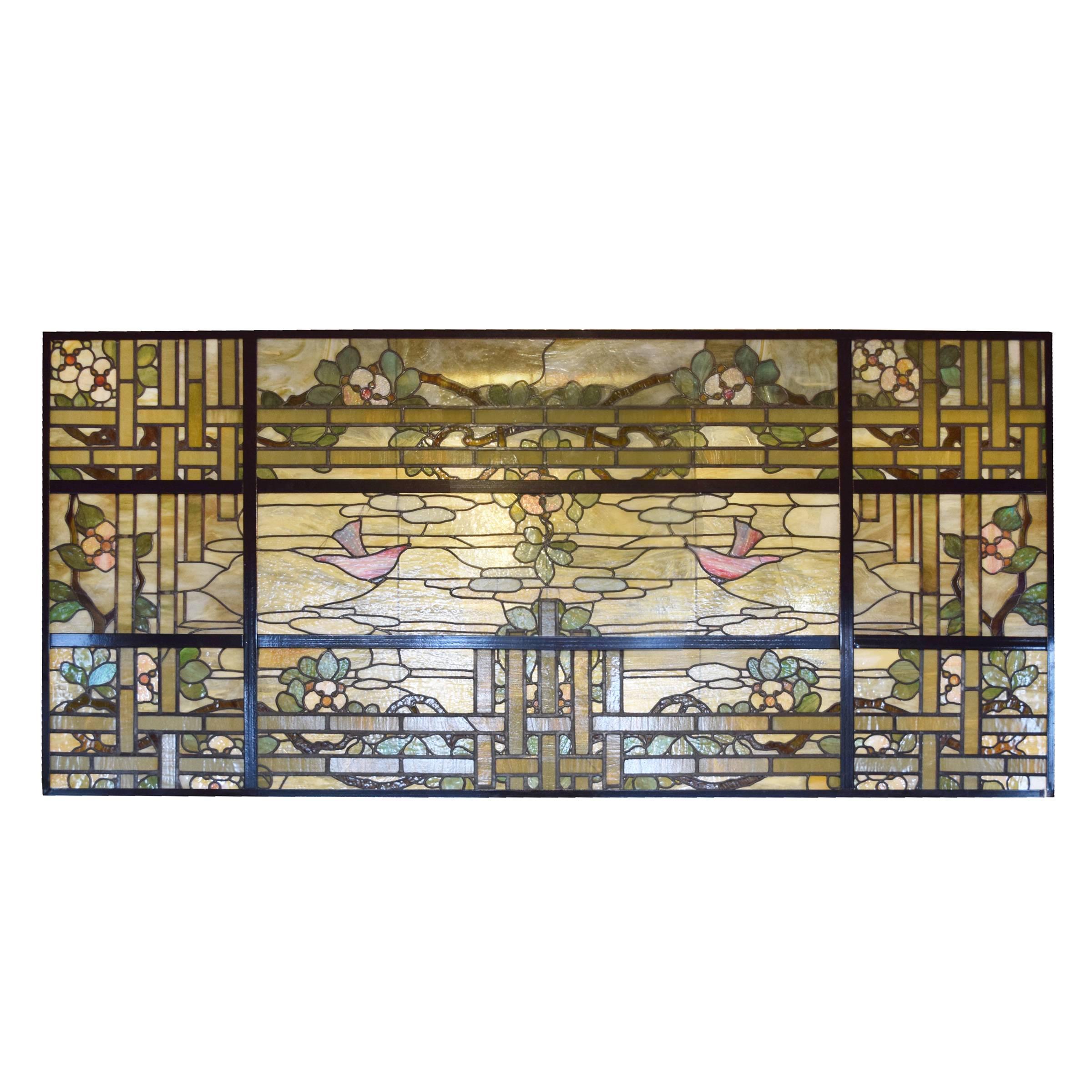 American Scenic Stained Glass Window