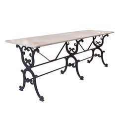 French Cast Iron Cafe Table