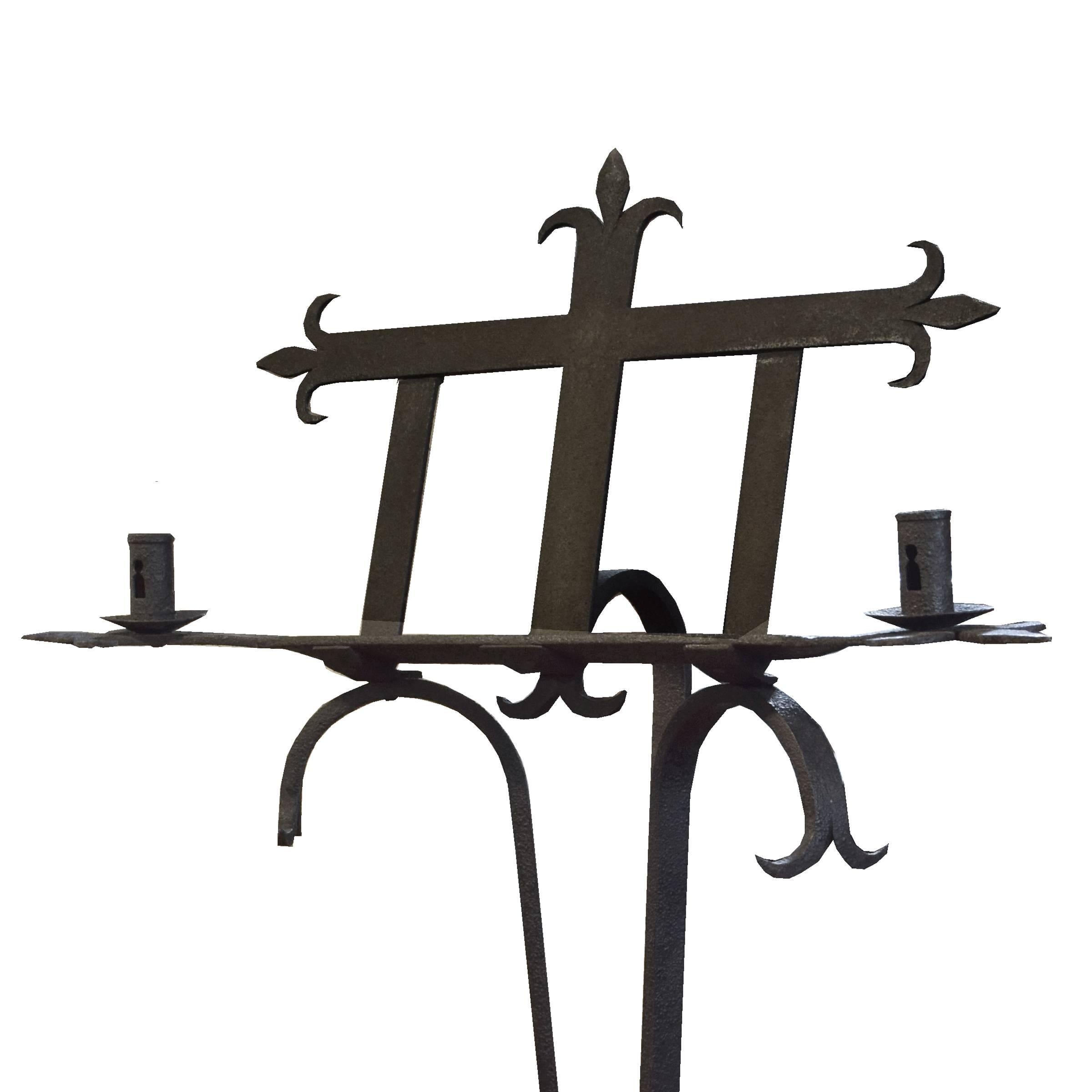 French Wrought Iron Book/ Music Stand In Good Condition In Chicago, IL