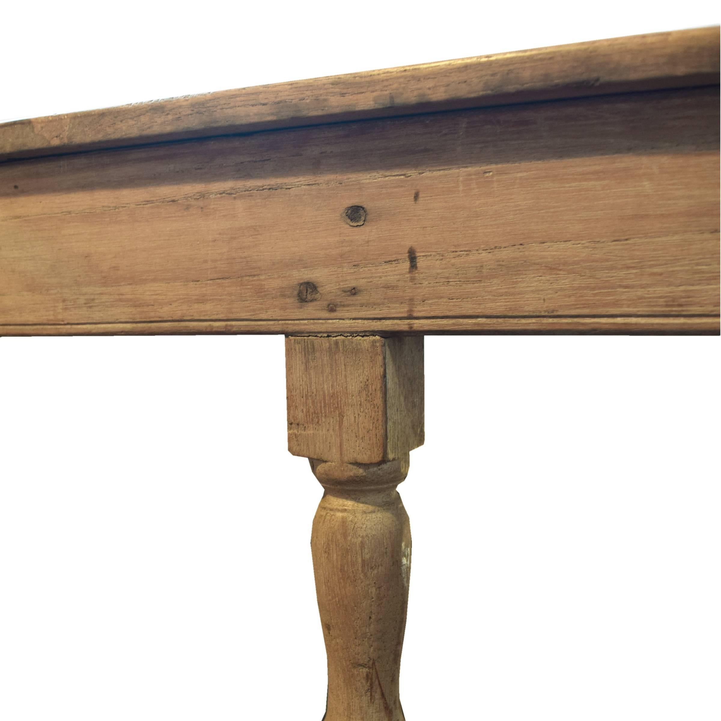 20th Century French Wood Draper's Table