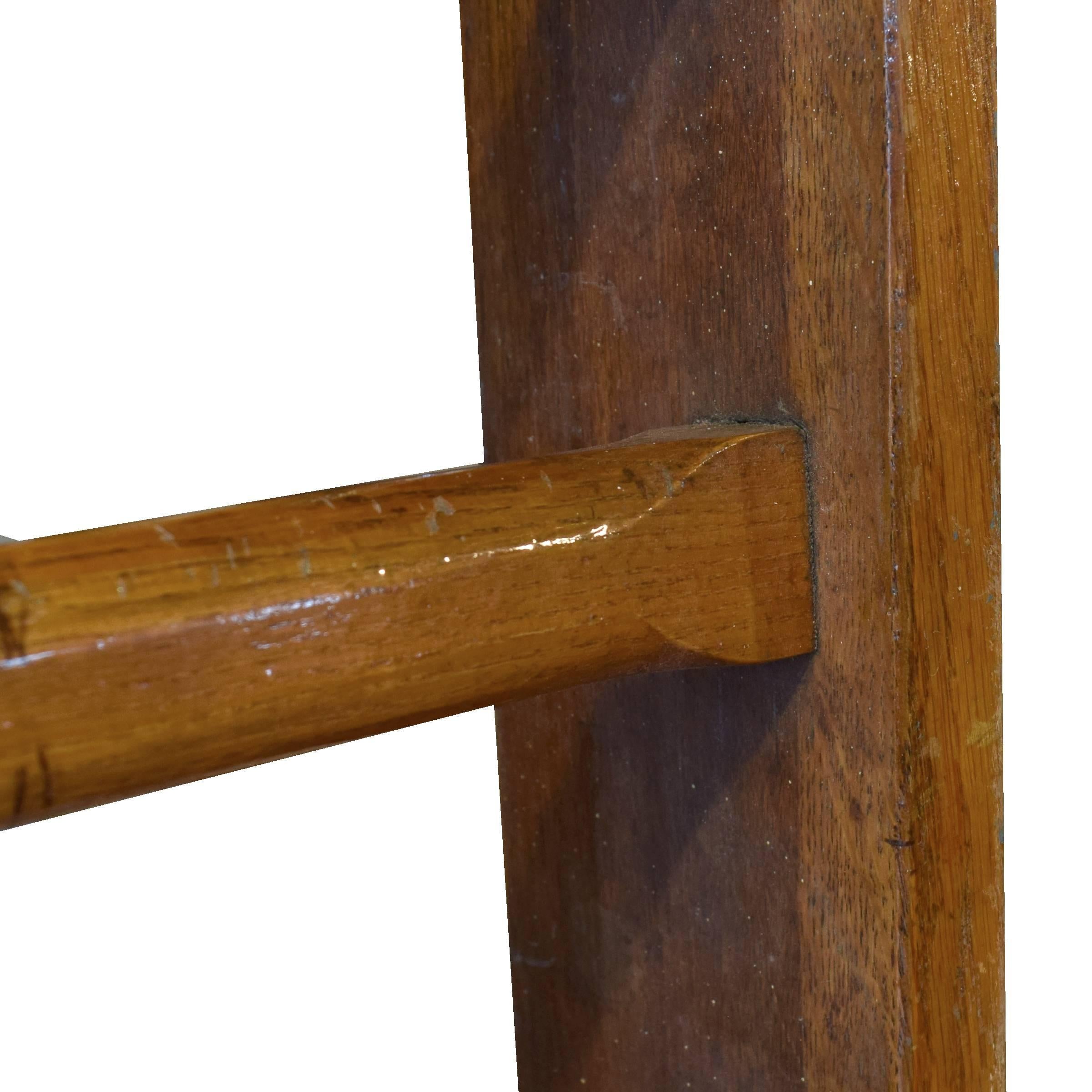 French Gymnasium Wood Stall Bars In Good Condition In Chicago, IL
