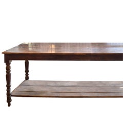 Monumental French Draper's Table