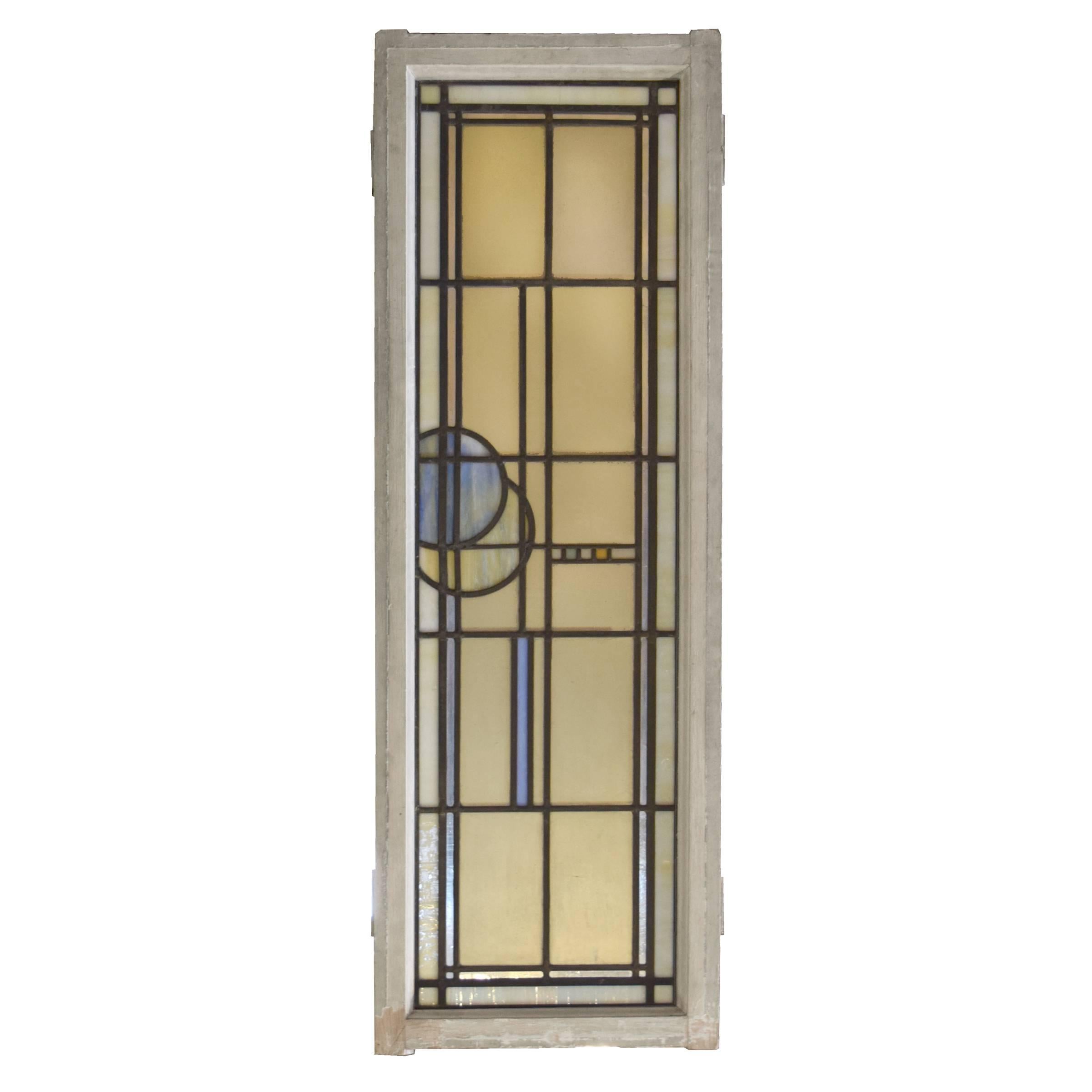 Set of Four Elmslie Designed Windows from the Henry B. Babson House, 1907 In Good Condition In Chicago, IL