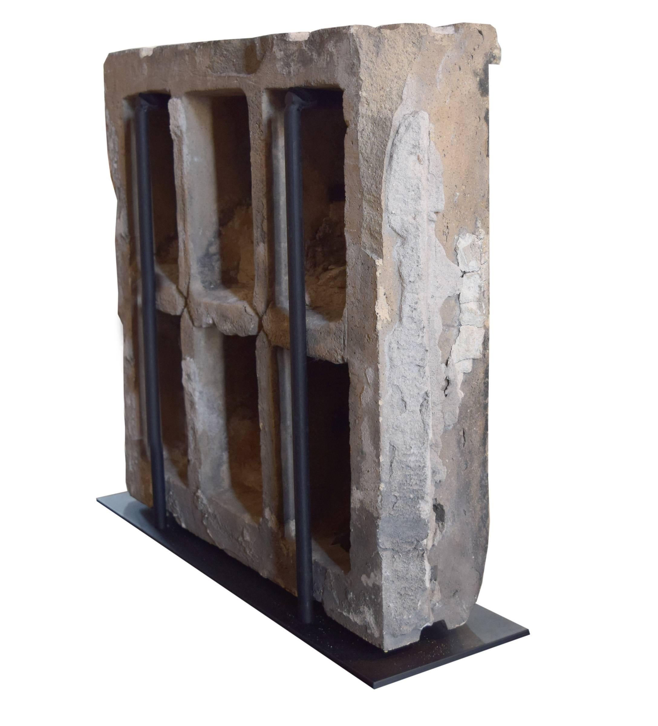 19th Century Facade Fragment from the Western Methodist Bookstore in Chicago