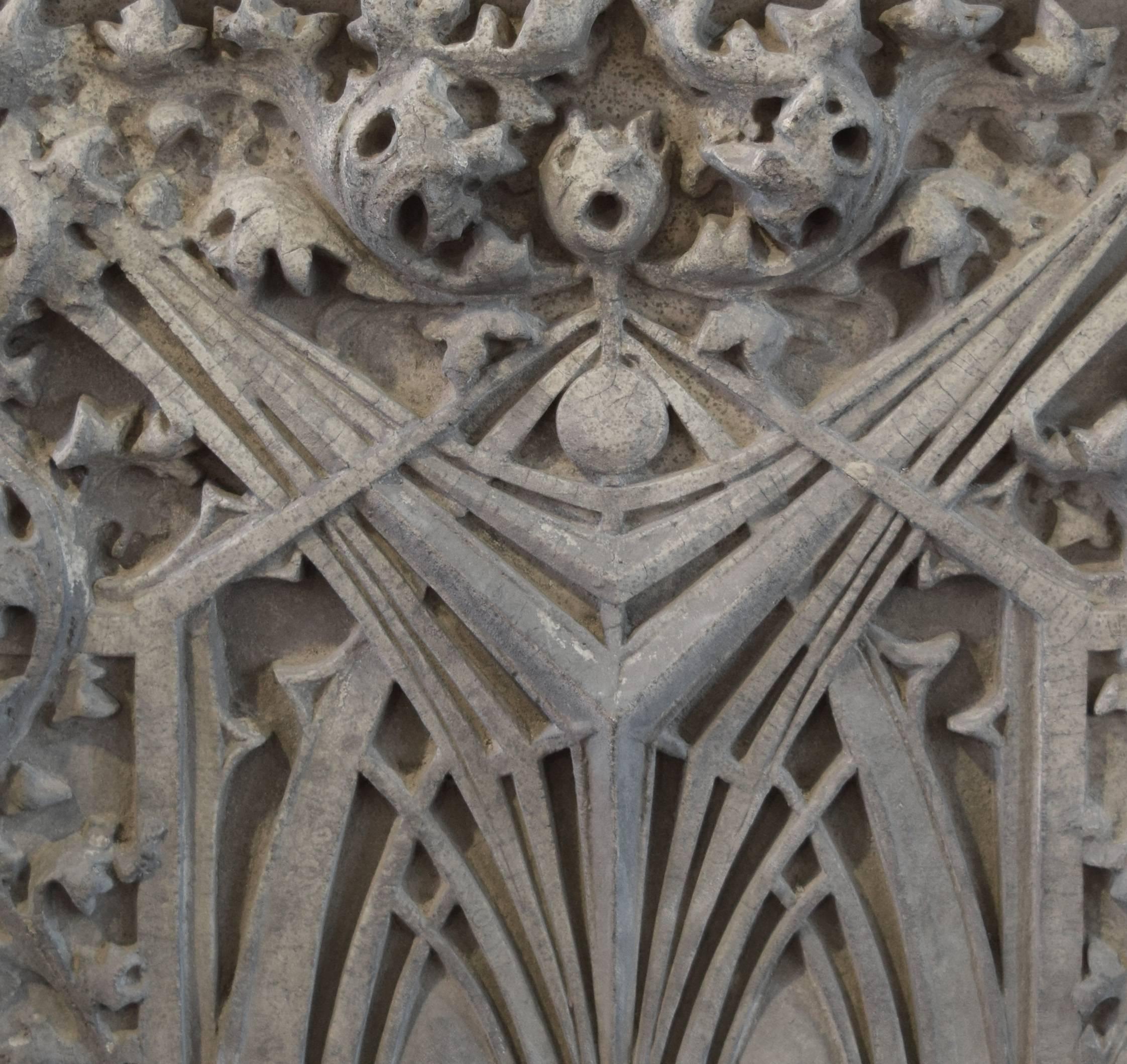 Facade Fragment from the Western Methodist Bookstore in Chicago In Excellent Condition In Round Top, TX