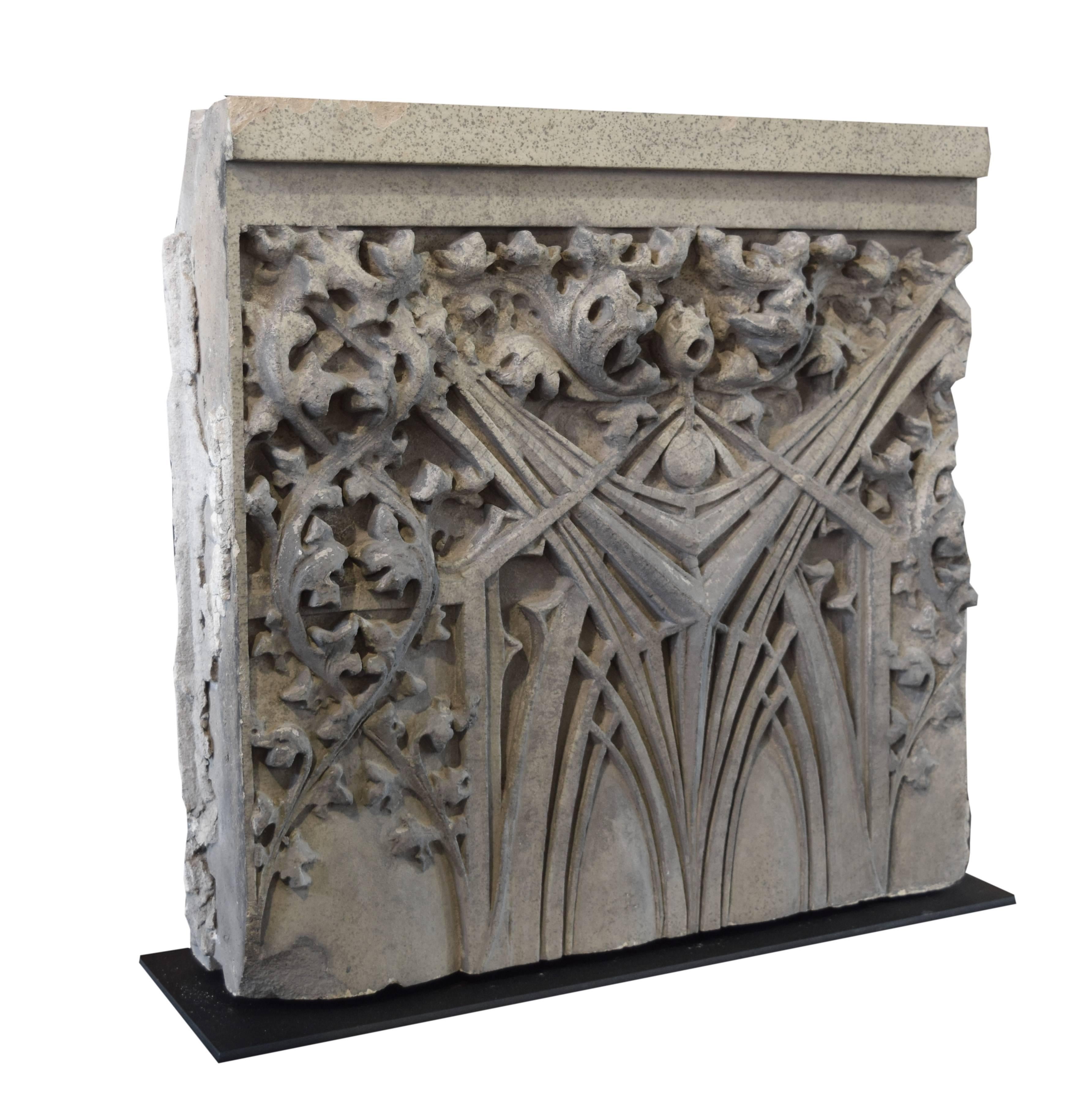 American Facade Fragment from the Western Methodist Bookstore in Chicago