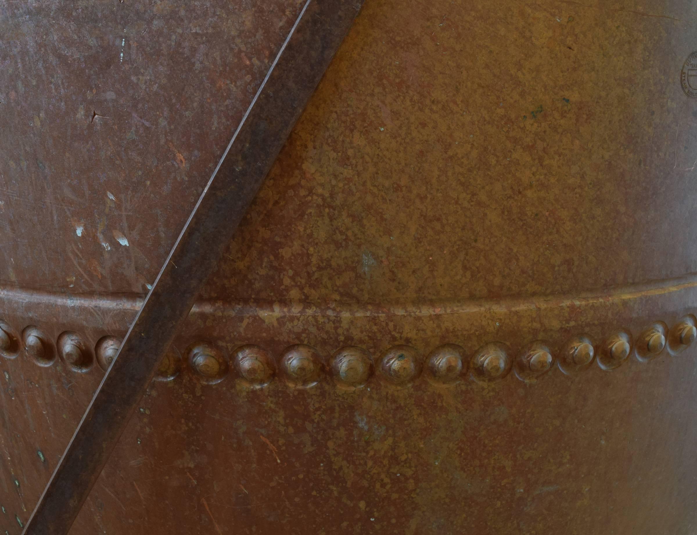 20th Century Giant Copper Kettle from the Hershey Factory