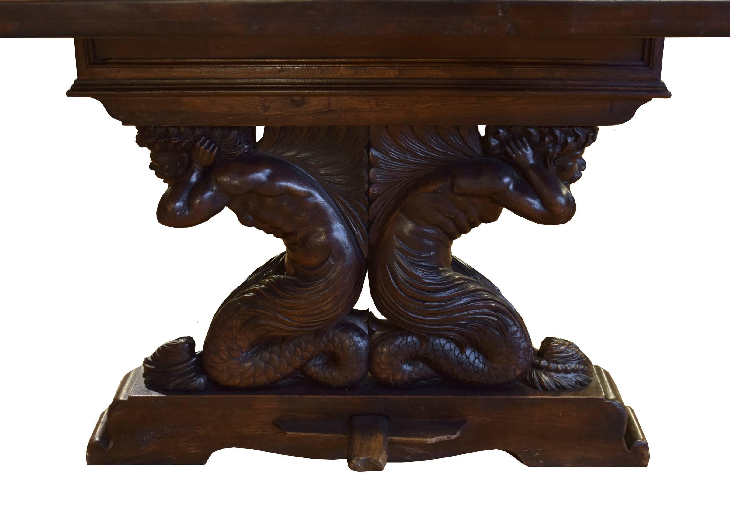 Heavily Carved Table from Italy In Excellent Condition In Chicago, IL