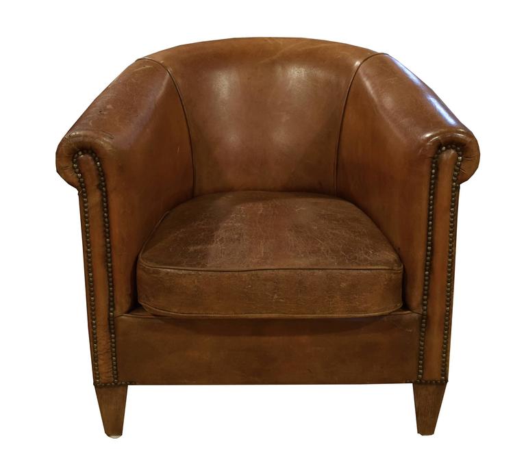 ThreePiece Leather Suite from Italy at 1stdibs