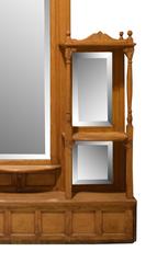 Large Oak American Pier Mirror
