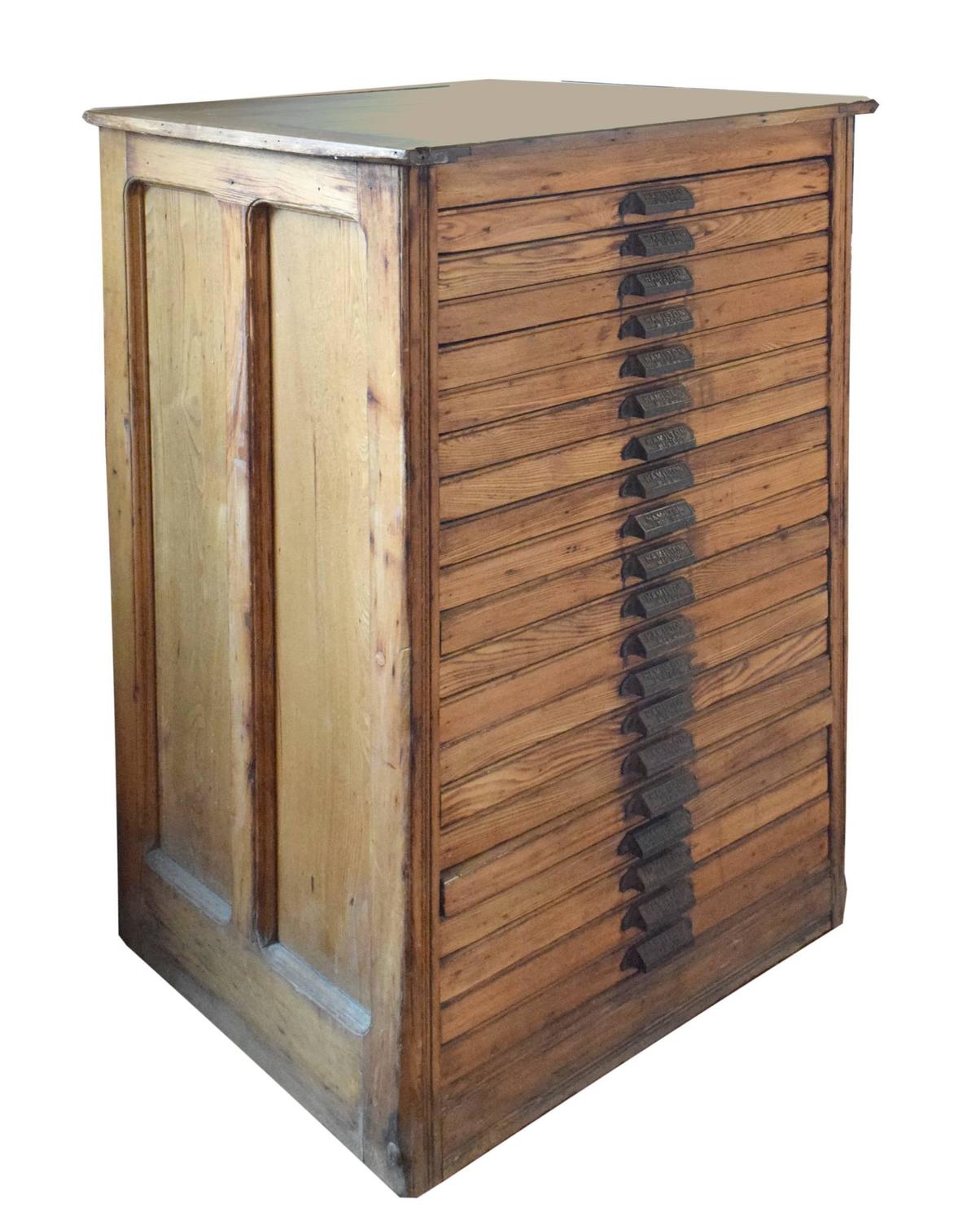 Hamilton Flat File at 1stdibs