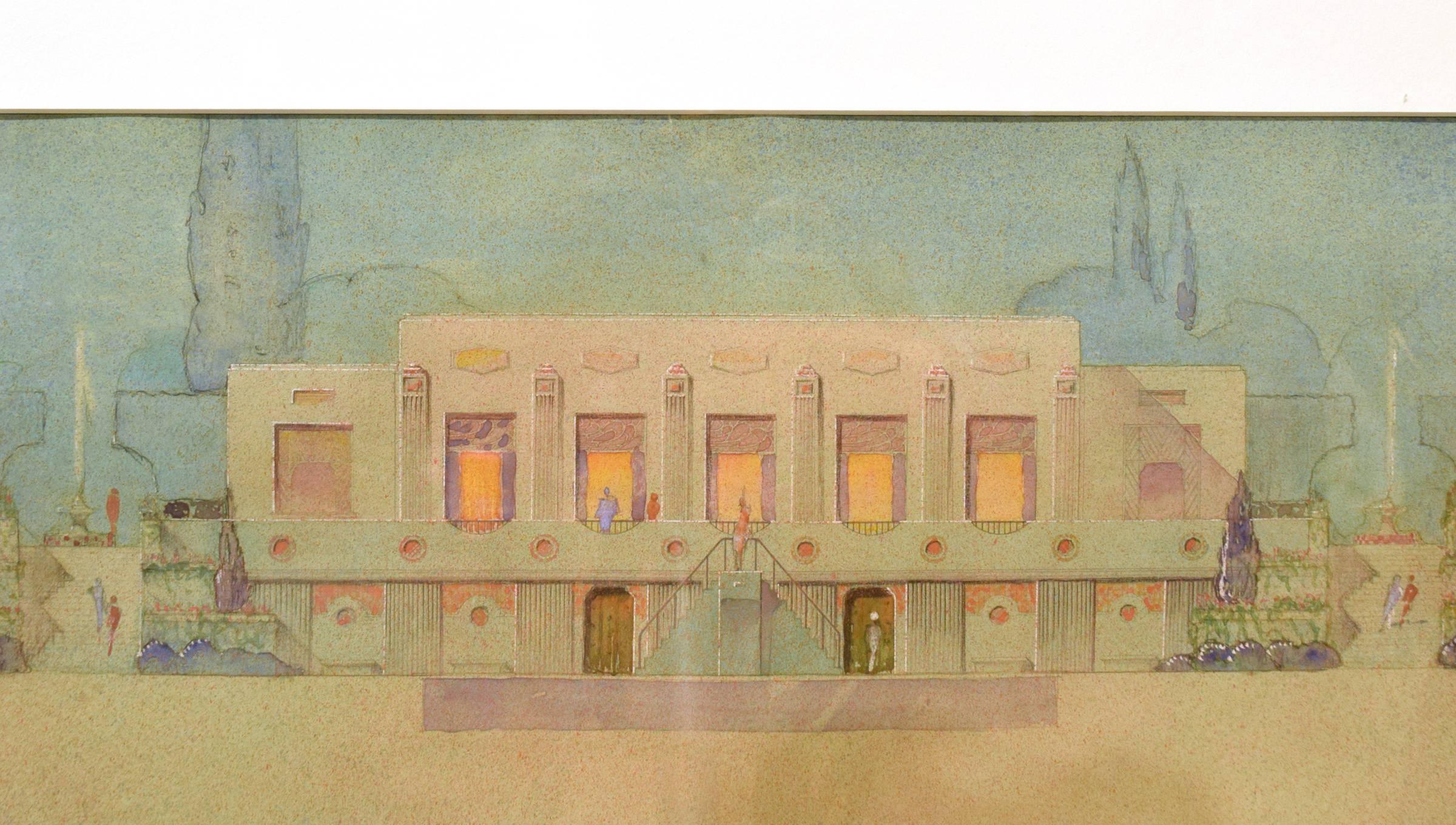 Set of Four Architectural Presentation Renderings 2