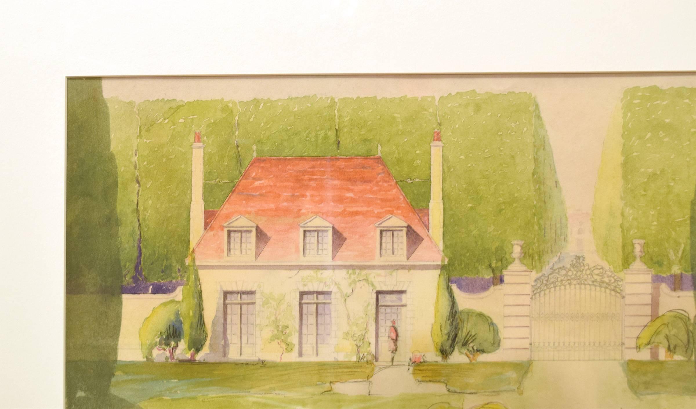 Set of Four Architectural Presentation Renderings 4