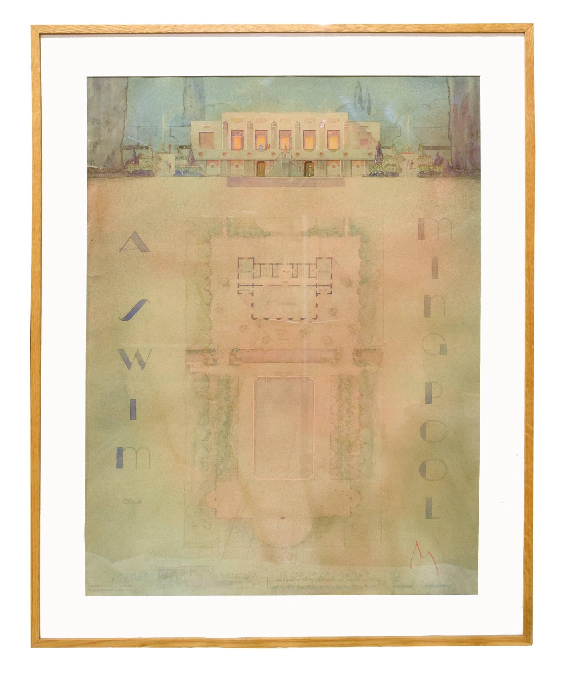 Set of Four Architectural Presentation Renderings 1