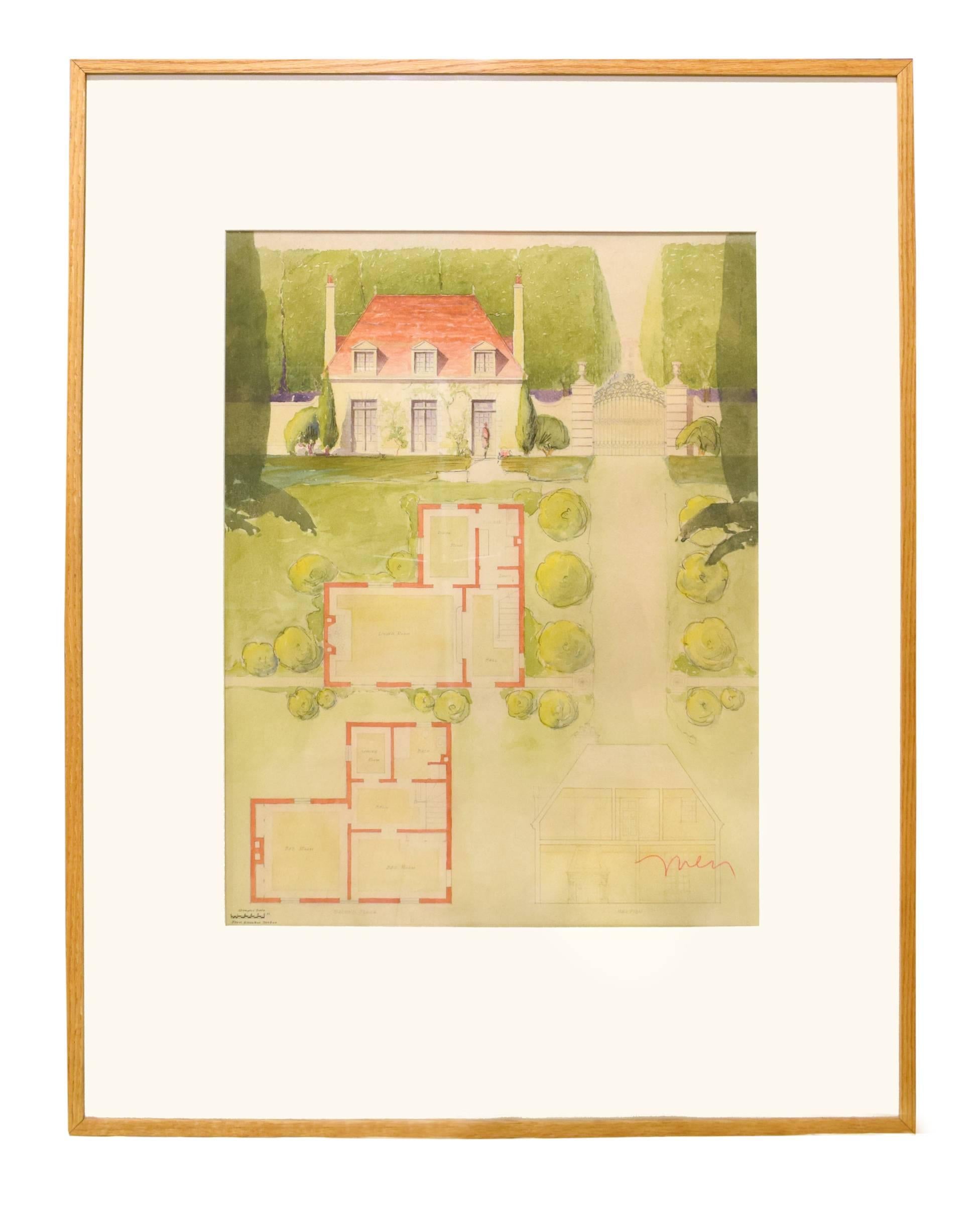 Set of Four Architectural Presentation Renderings 3