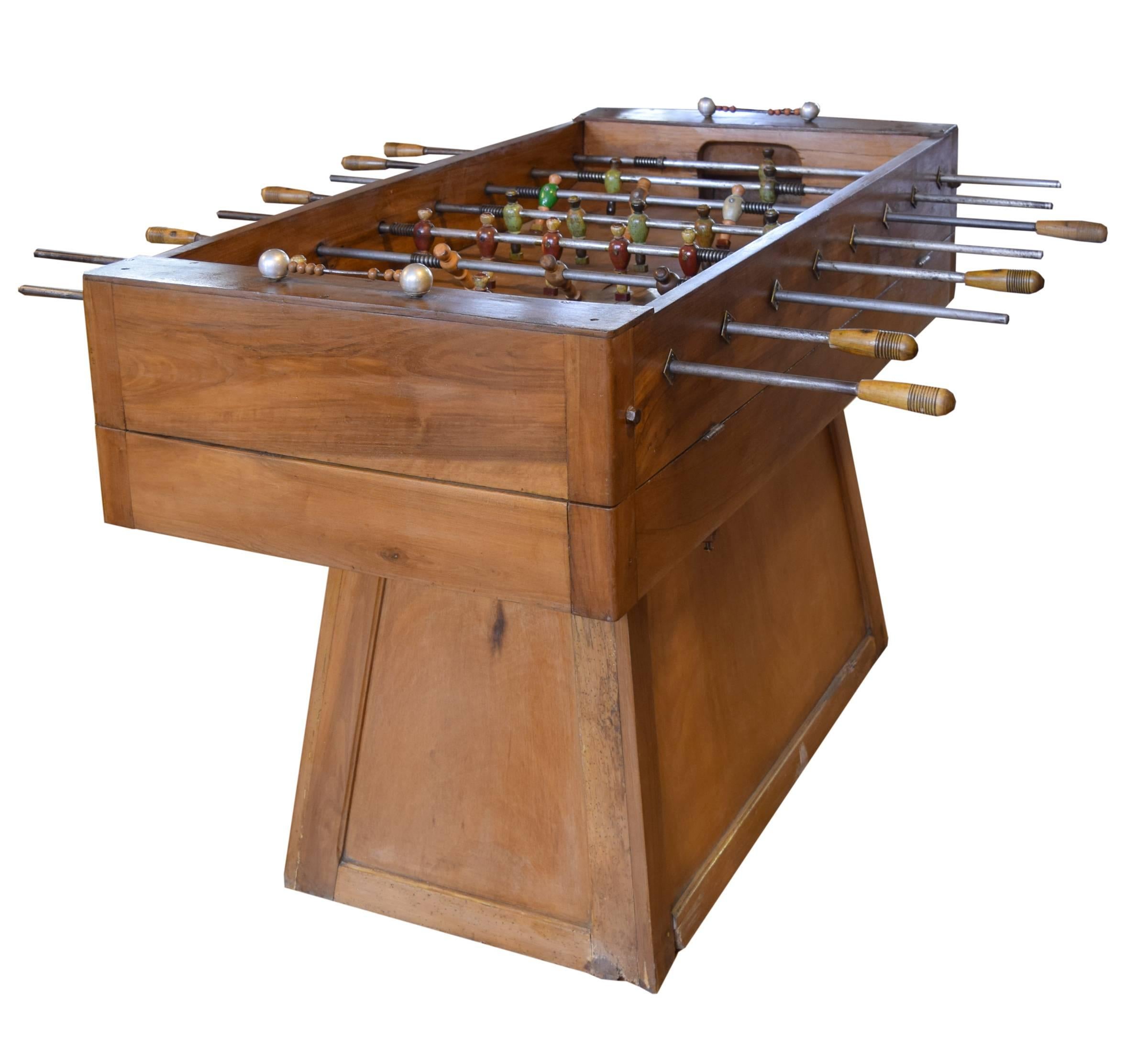 first foosball table