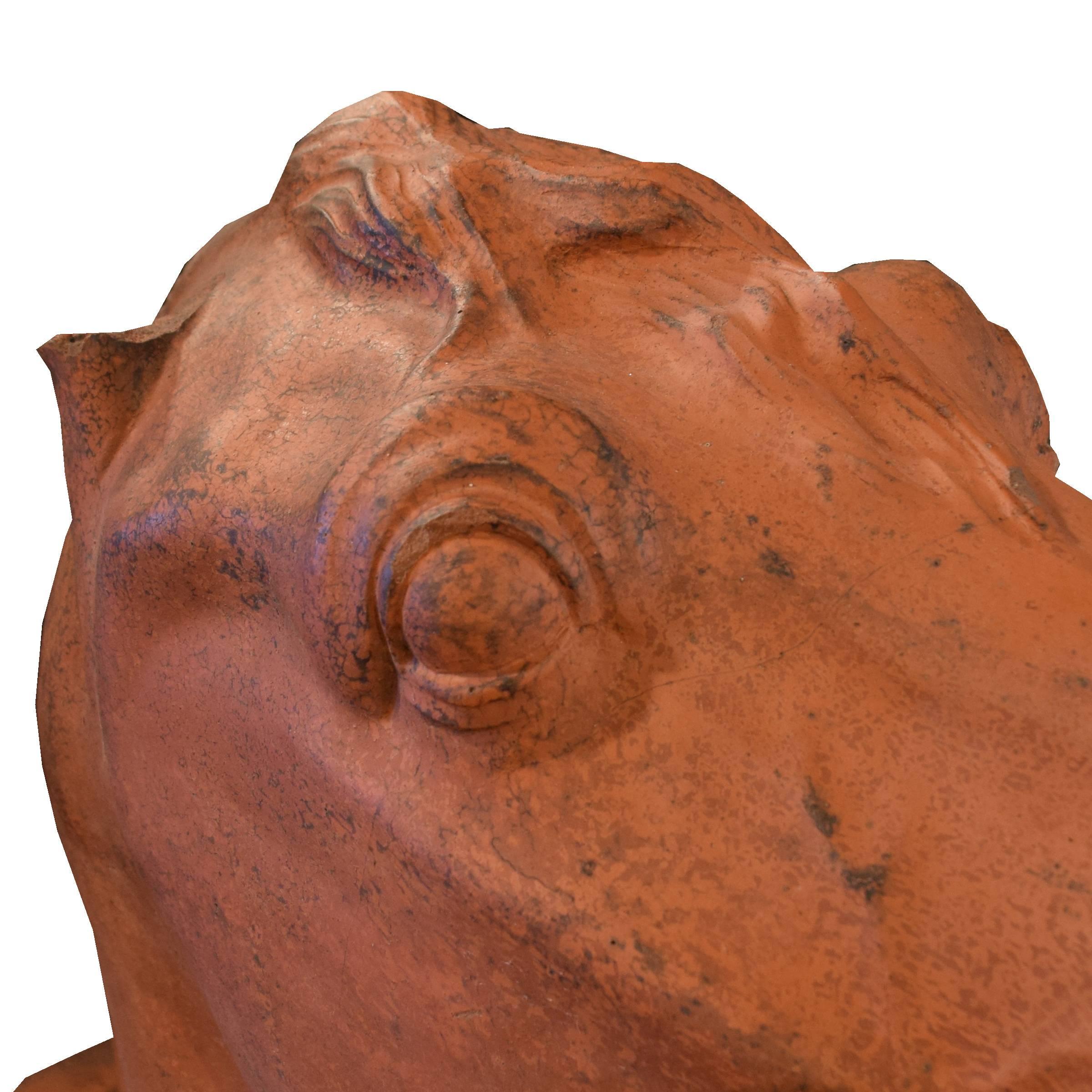 Terracotta American Terra Cotta Horse Head